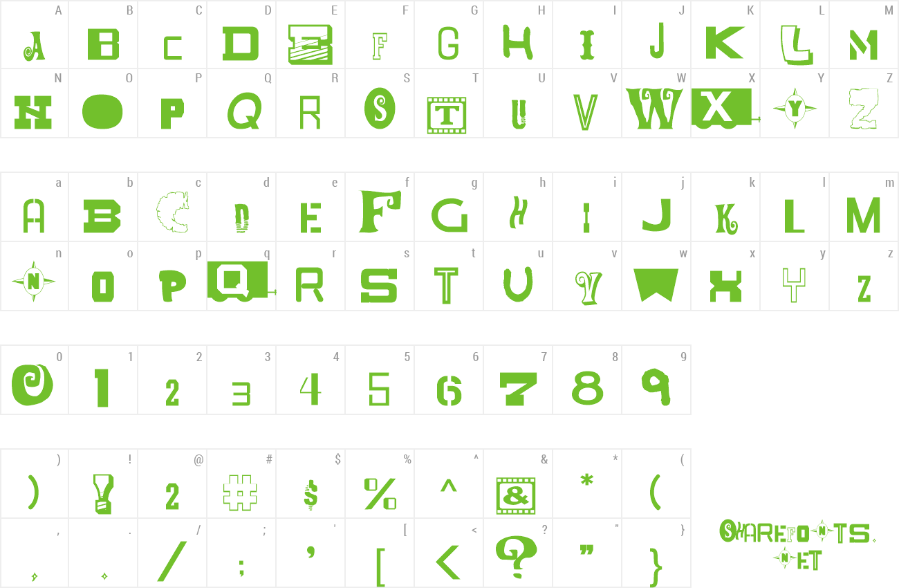 Font Mixed Messages preview