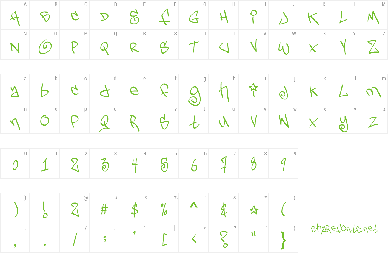 Font TagsXtreme2 preview