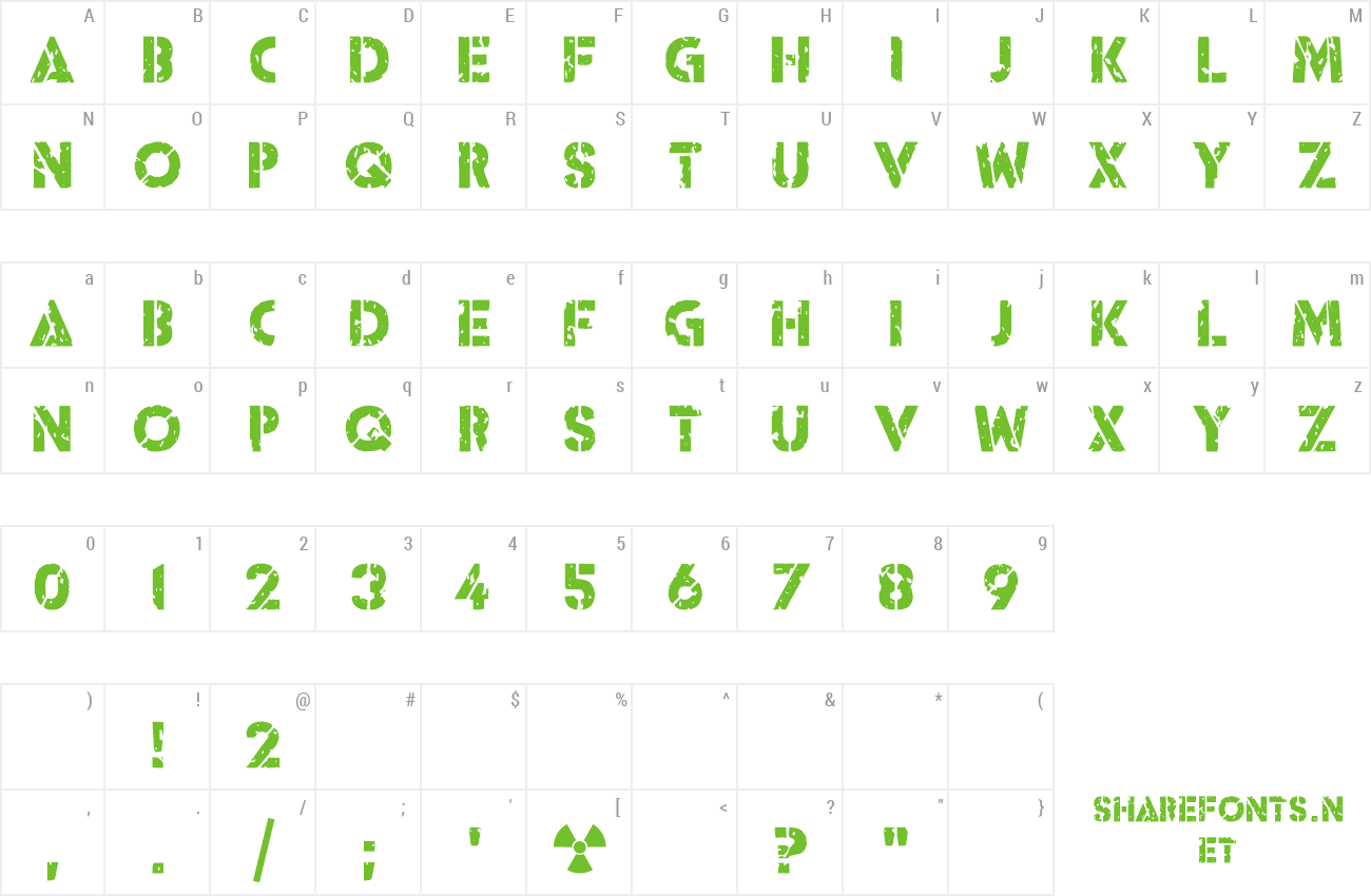 Font ICBM SS25 preview