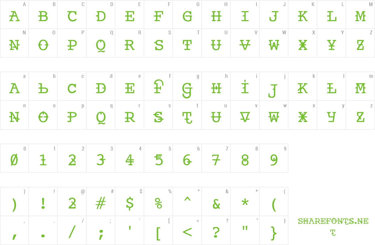 Font Ankora preview