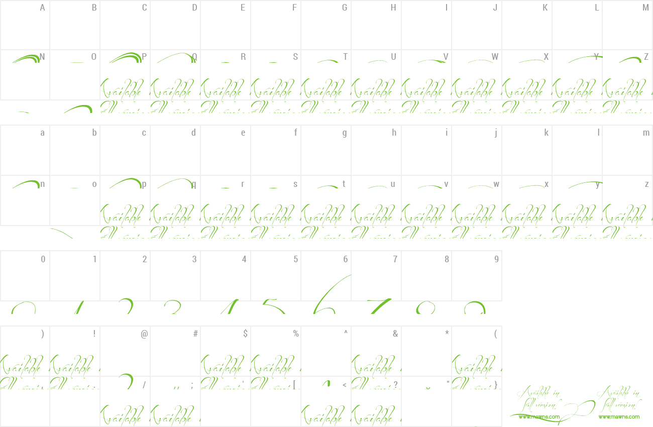 Font Before The Rain preview