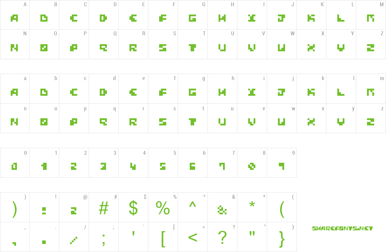 Font Block Talk preview