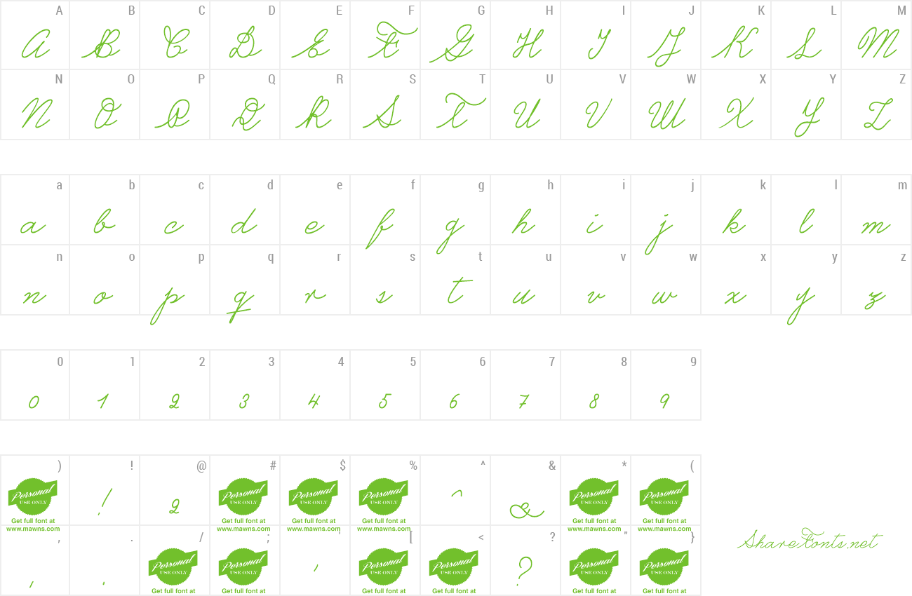 Font Castro Script preview