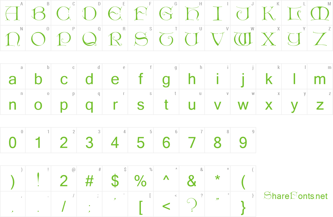 Font Dieter Caps preview