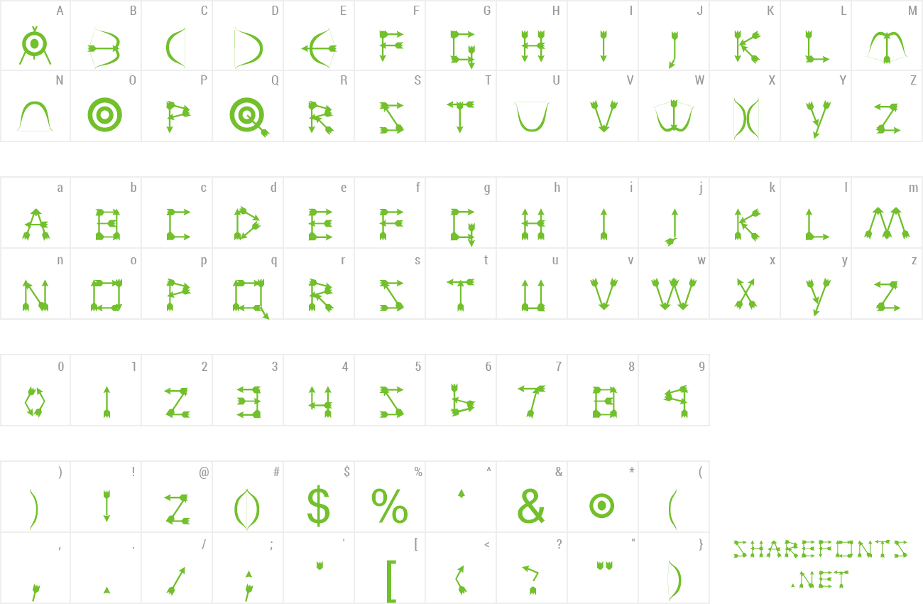 Font FZ UNIQUE 1 preview