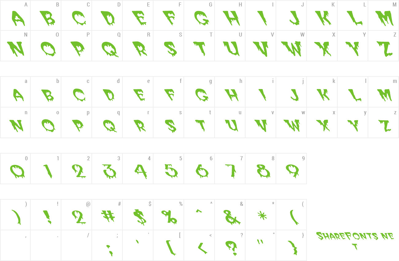 Font FZ UNIQUE 10 LEFTY preview