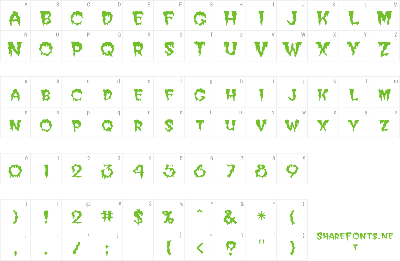 Font FZ UNIQUE 10 WAVEY preview