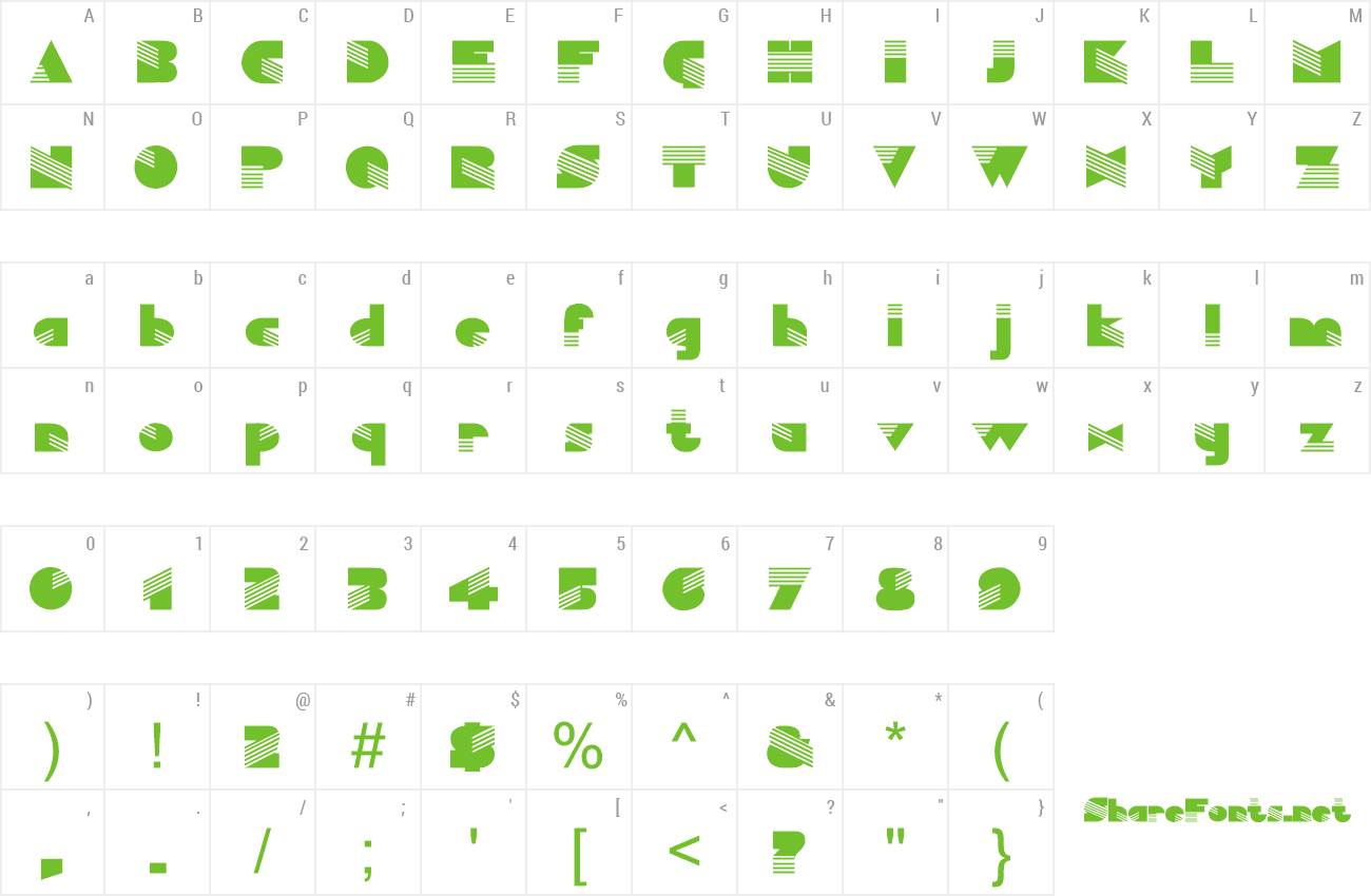 Font FZ UNIQUE 11 preview