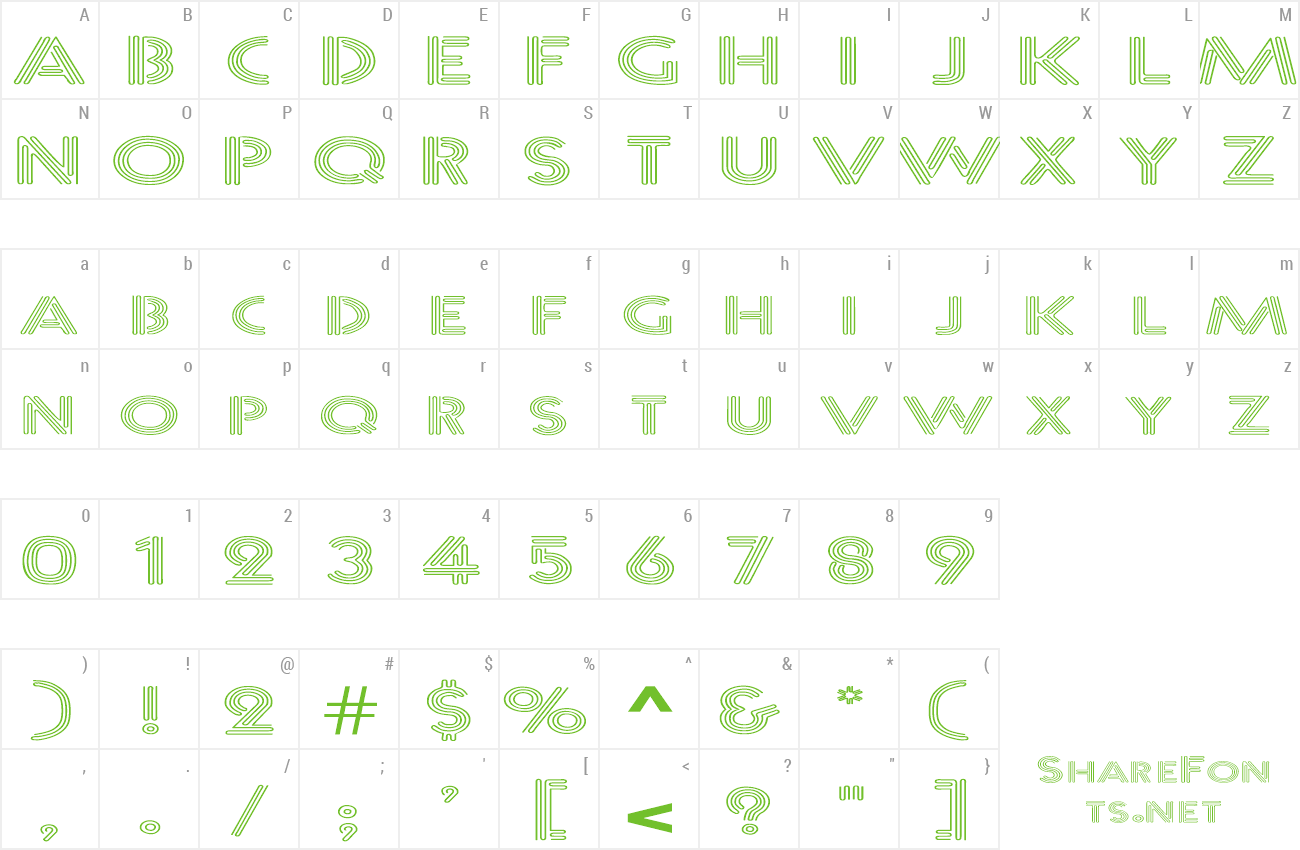 Font FZ UNIQUE 12 EX preview