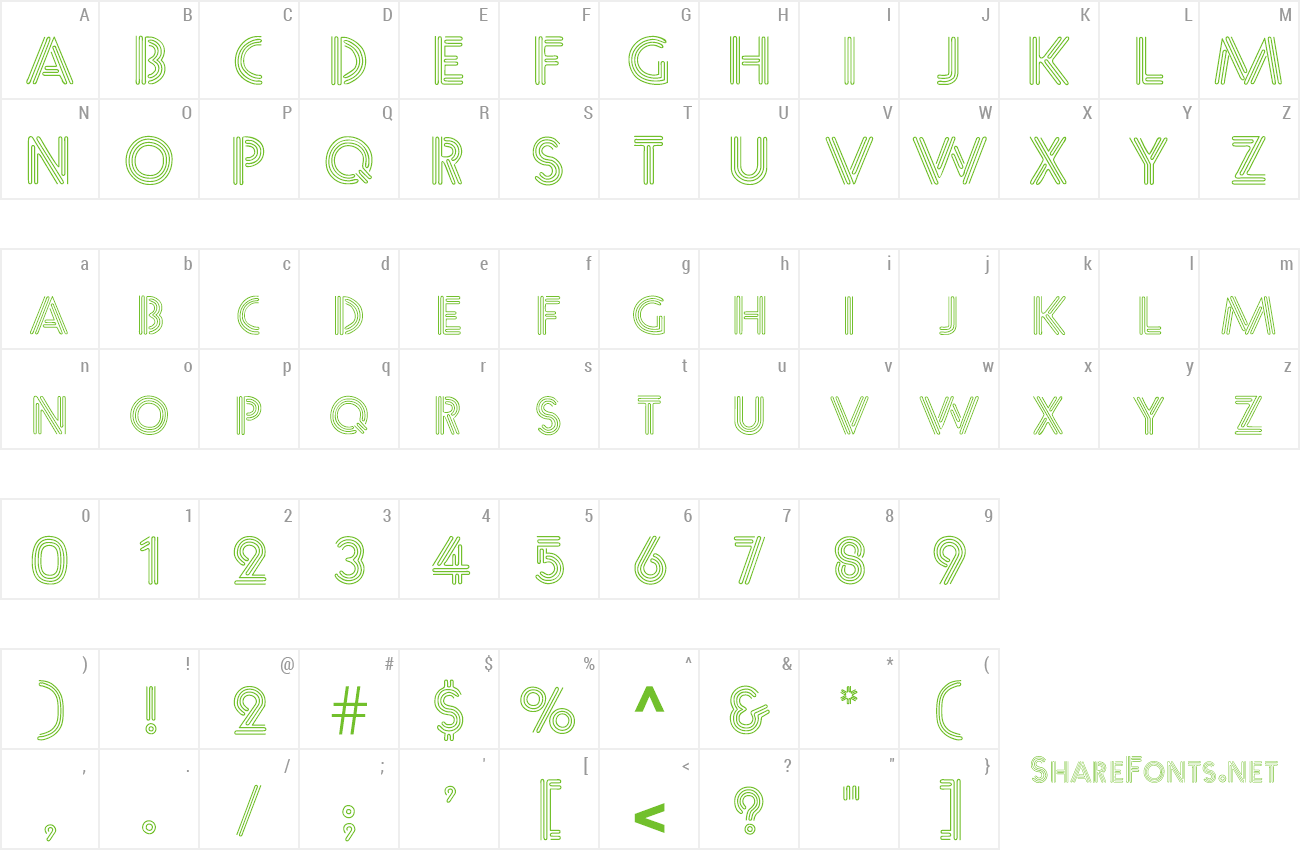 Font FZ UNIQUE 12 preview