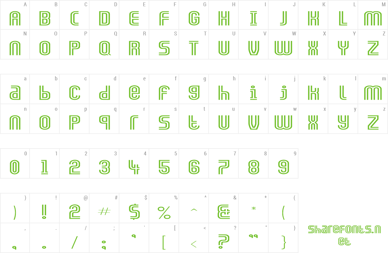 Font FZ UNIQUE 13 EX preview