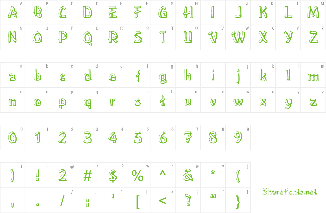 Font FZ UNIQUE 15 preview