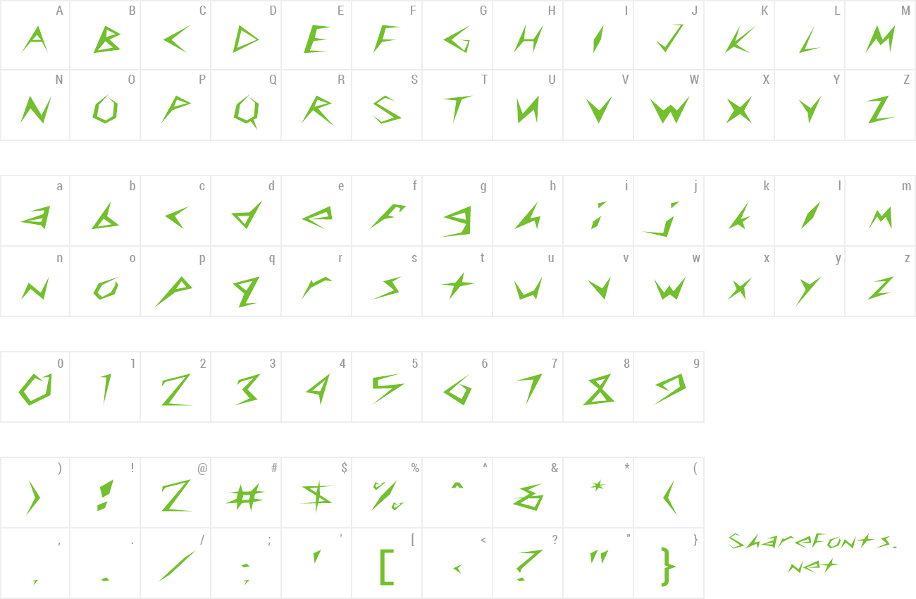 Font FZ UNIQUE 17 EX preview