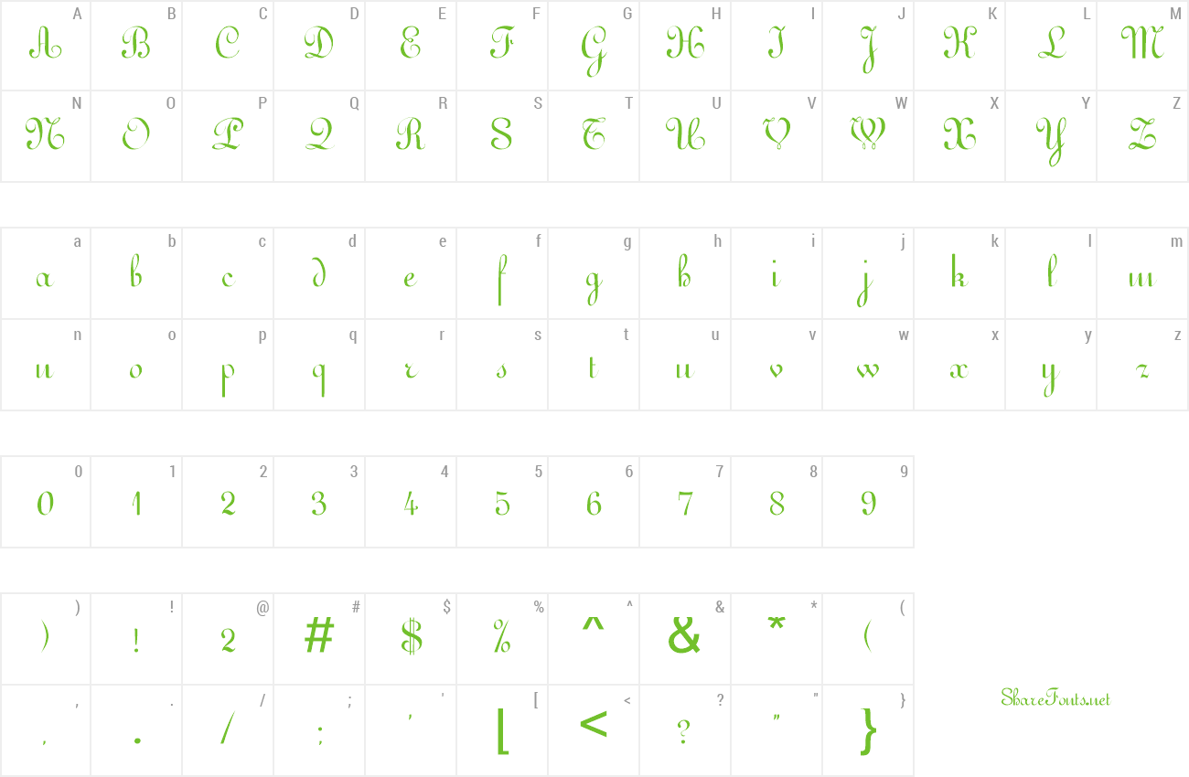 Font Gessele Regular preview