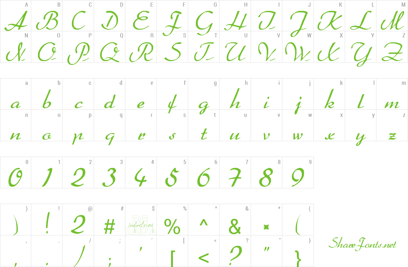 Font Heather Regular preview