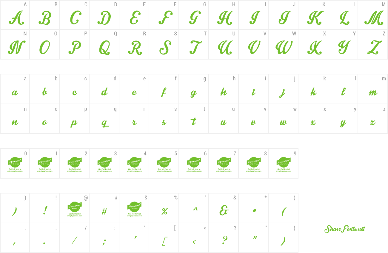 Font Intrique Script preview