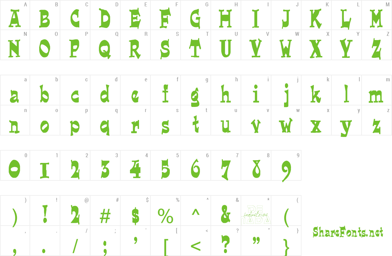 Font Joe Perry preview