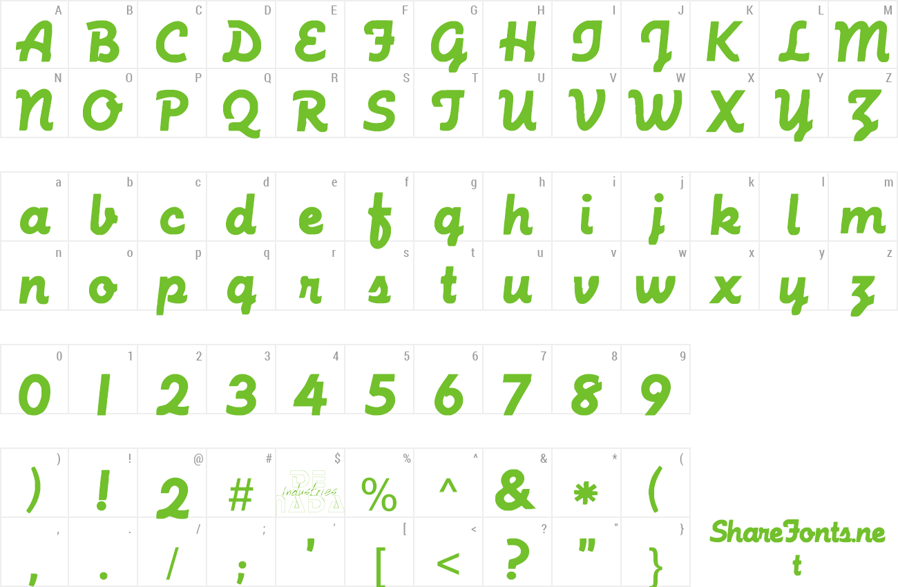 Font Machine Script preview