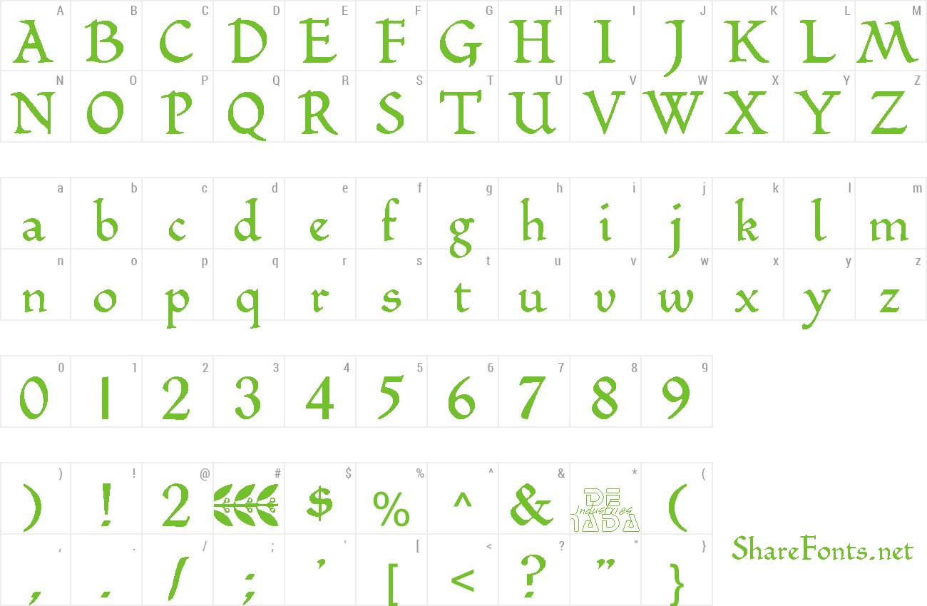 Font Romeo De Nada preview