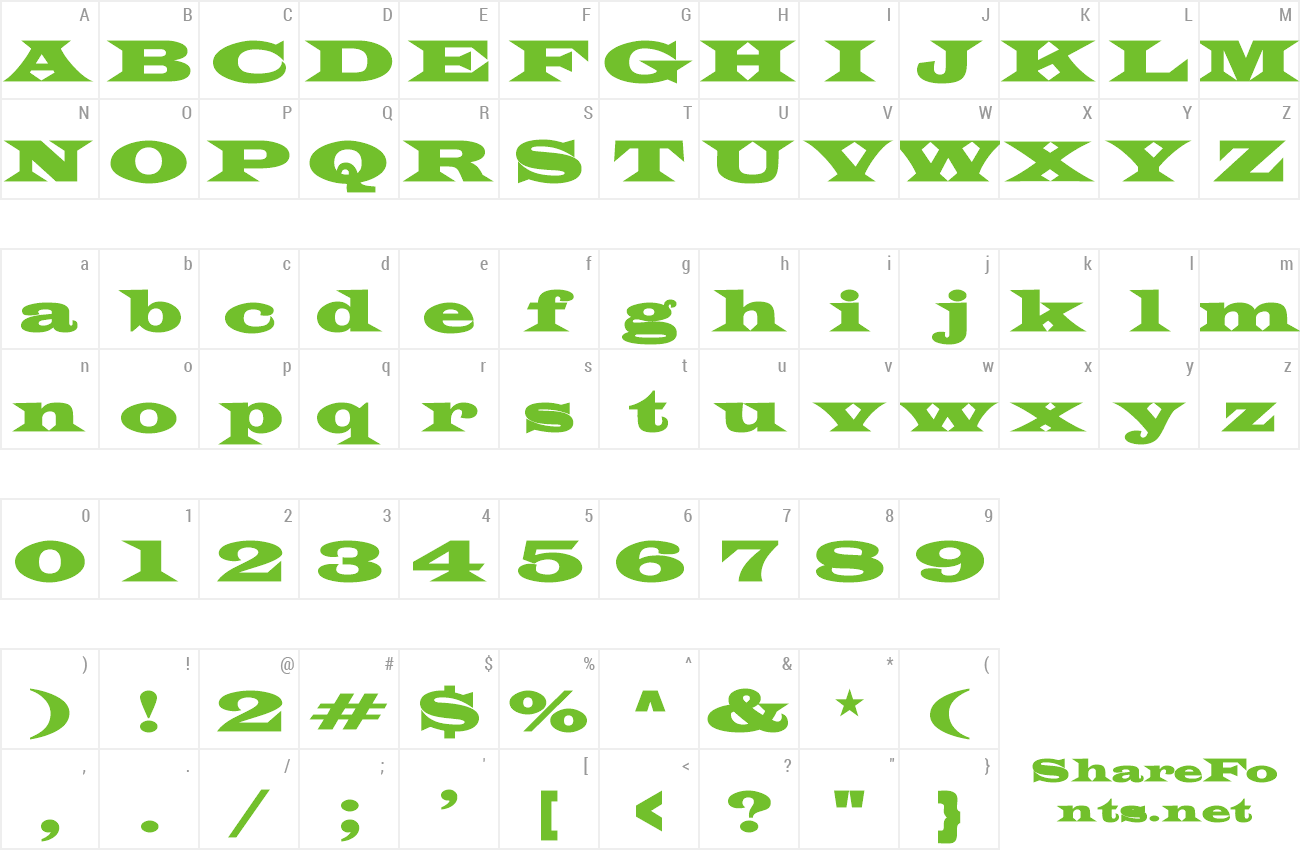 Font TransverseSSi preview