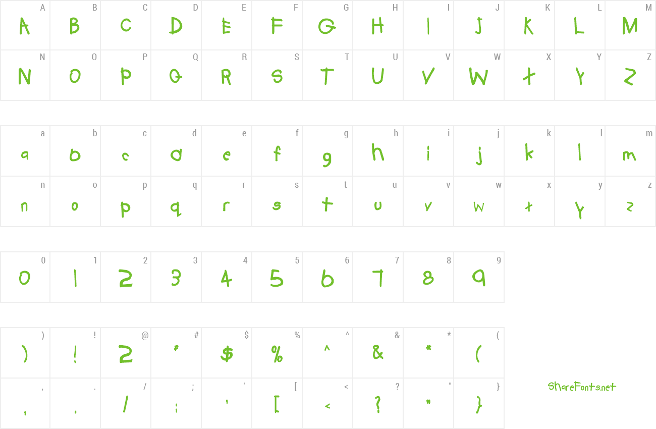 Font TRIONAB preview