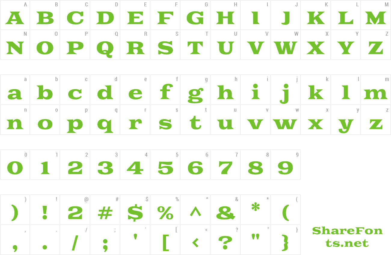 Font Goblin One preview