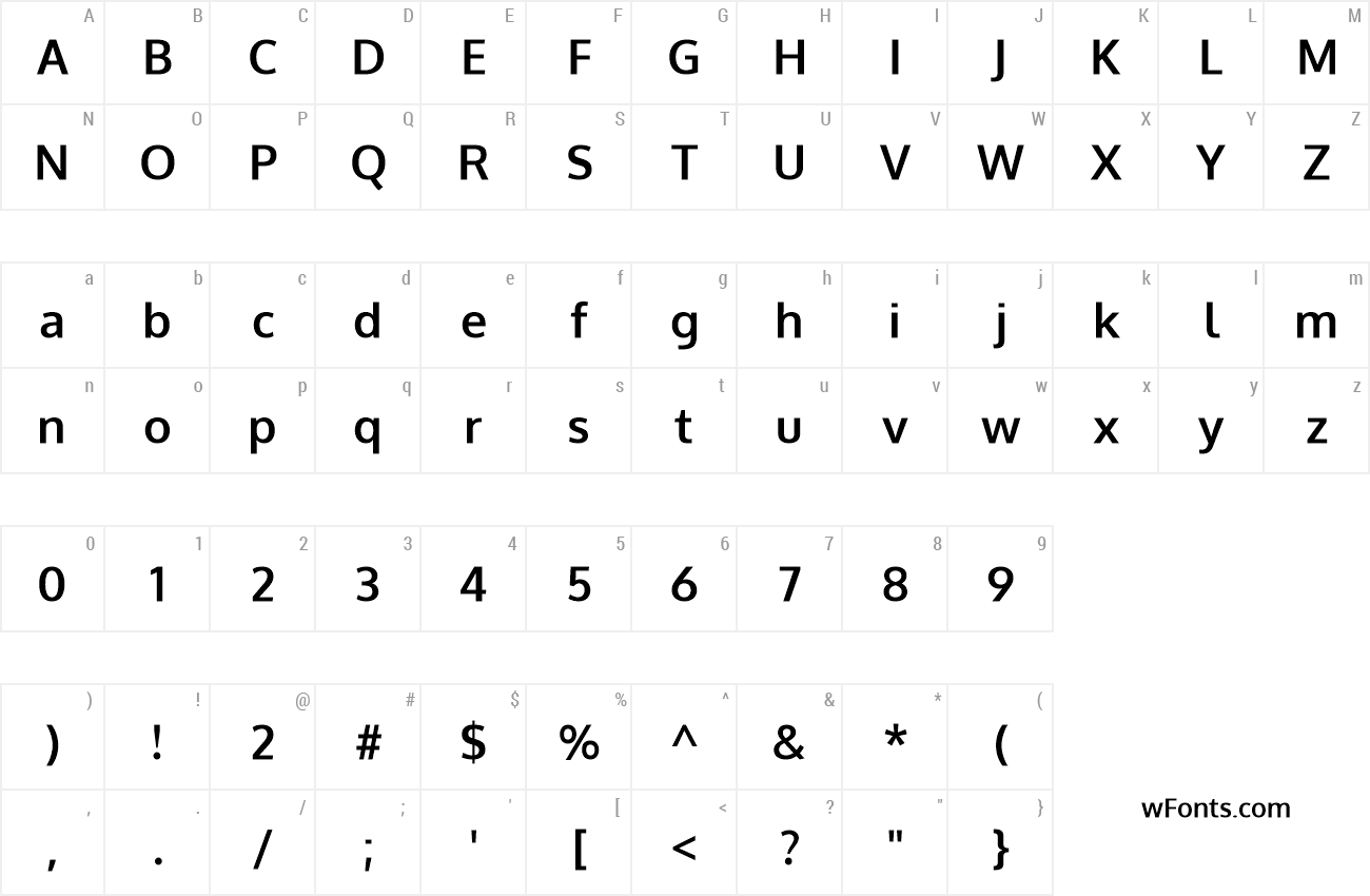 Download Free Font Oxygen