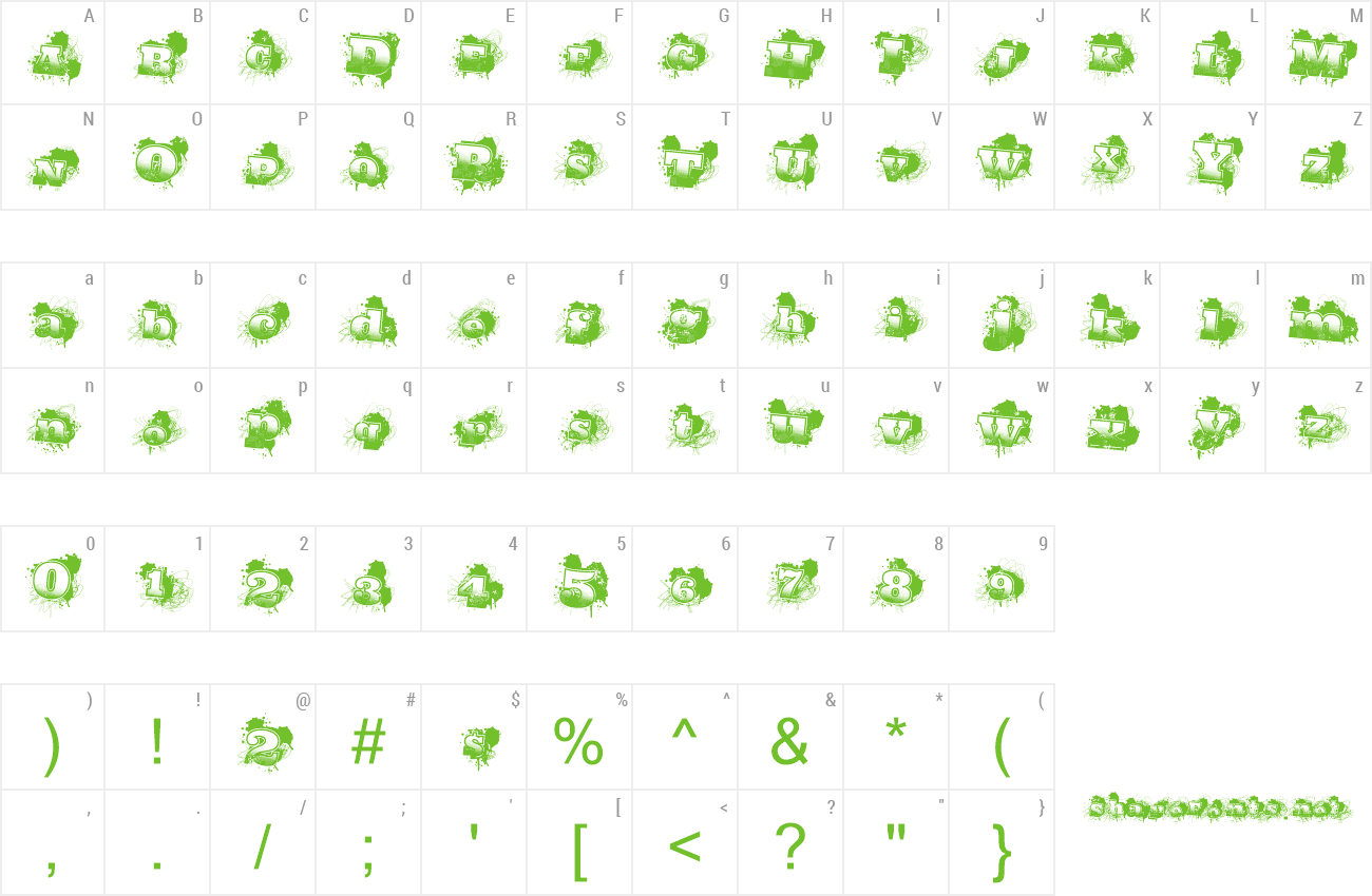 Font City Tags preview