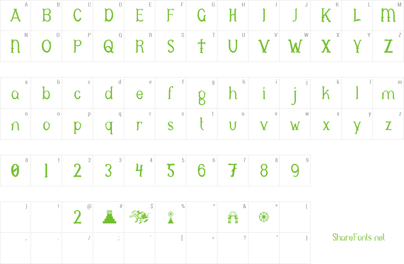 Font Antelope preview