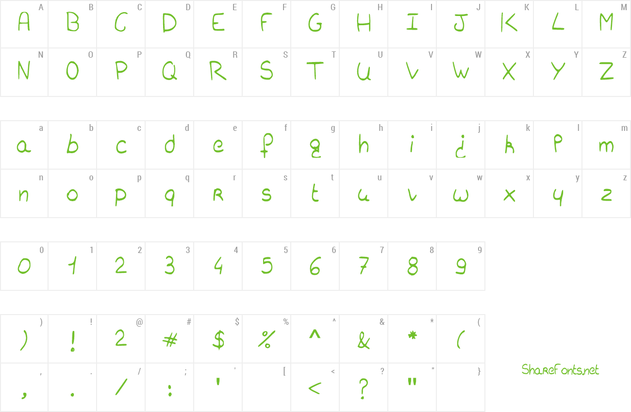 Font Charlie Bubble Simple preview