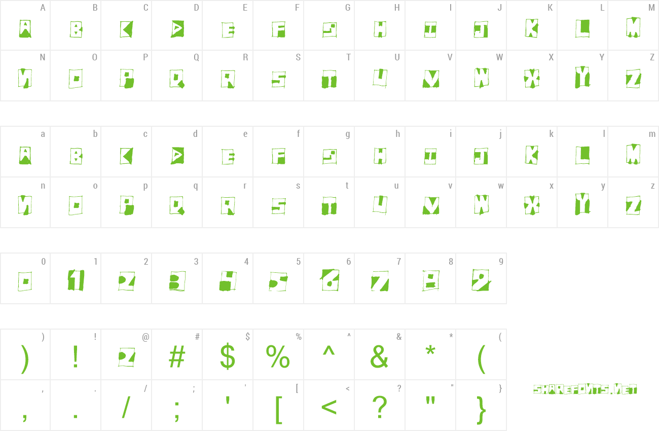 Font Fantom Bantum preview