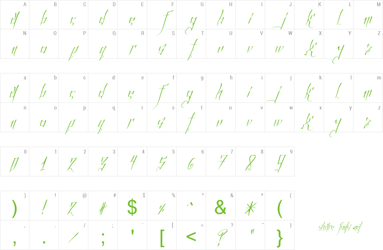 Font Infinity Lights preview