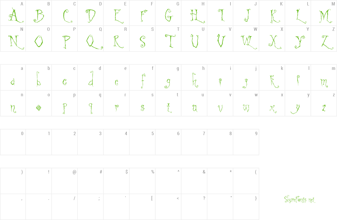 Font Latchboy preview