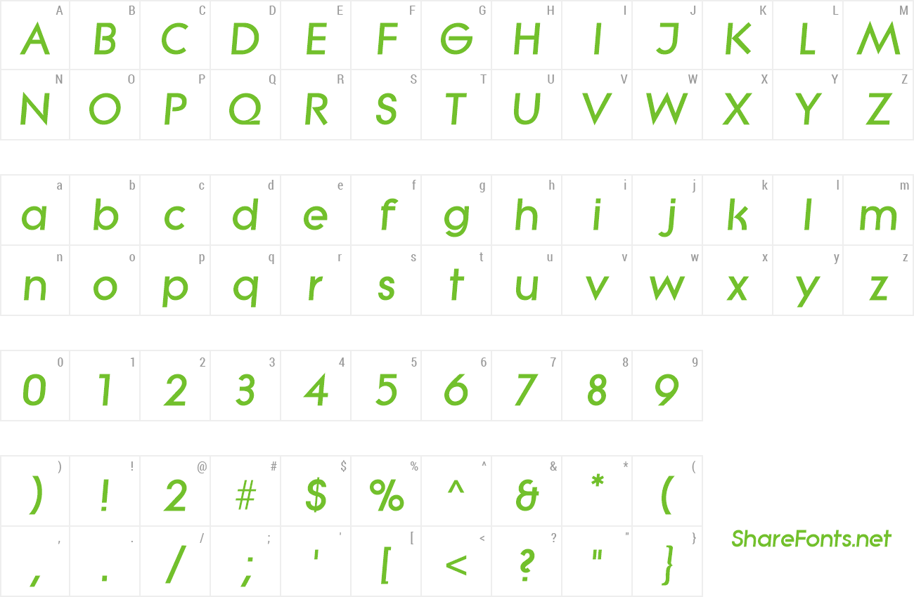 Font SaborDisplaySSK preview