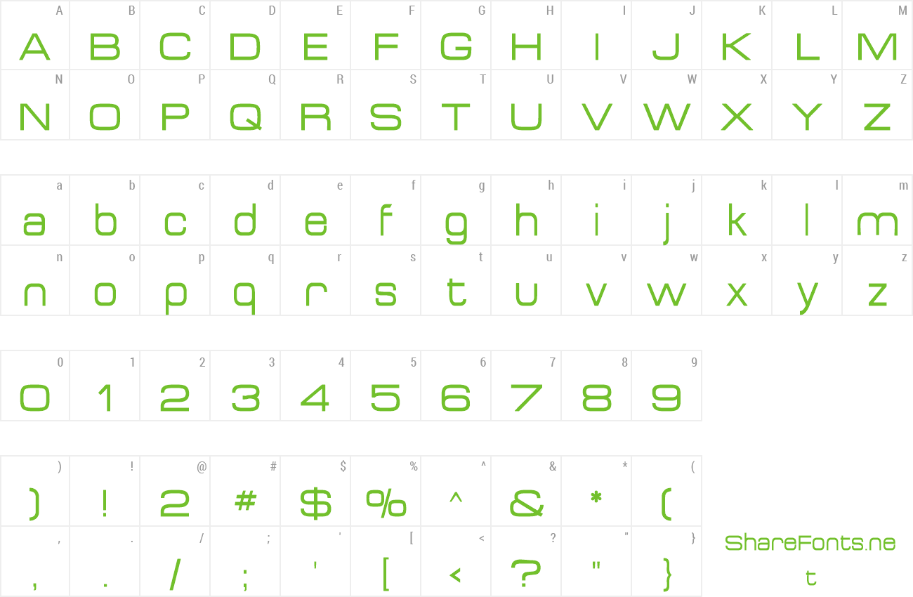Font sad preview