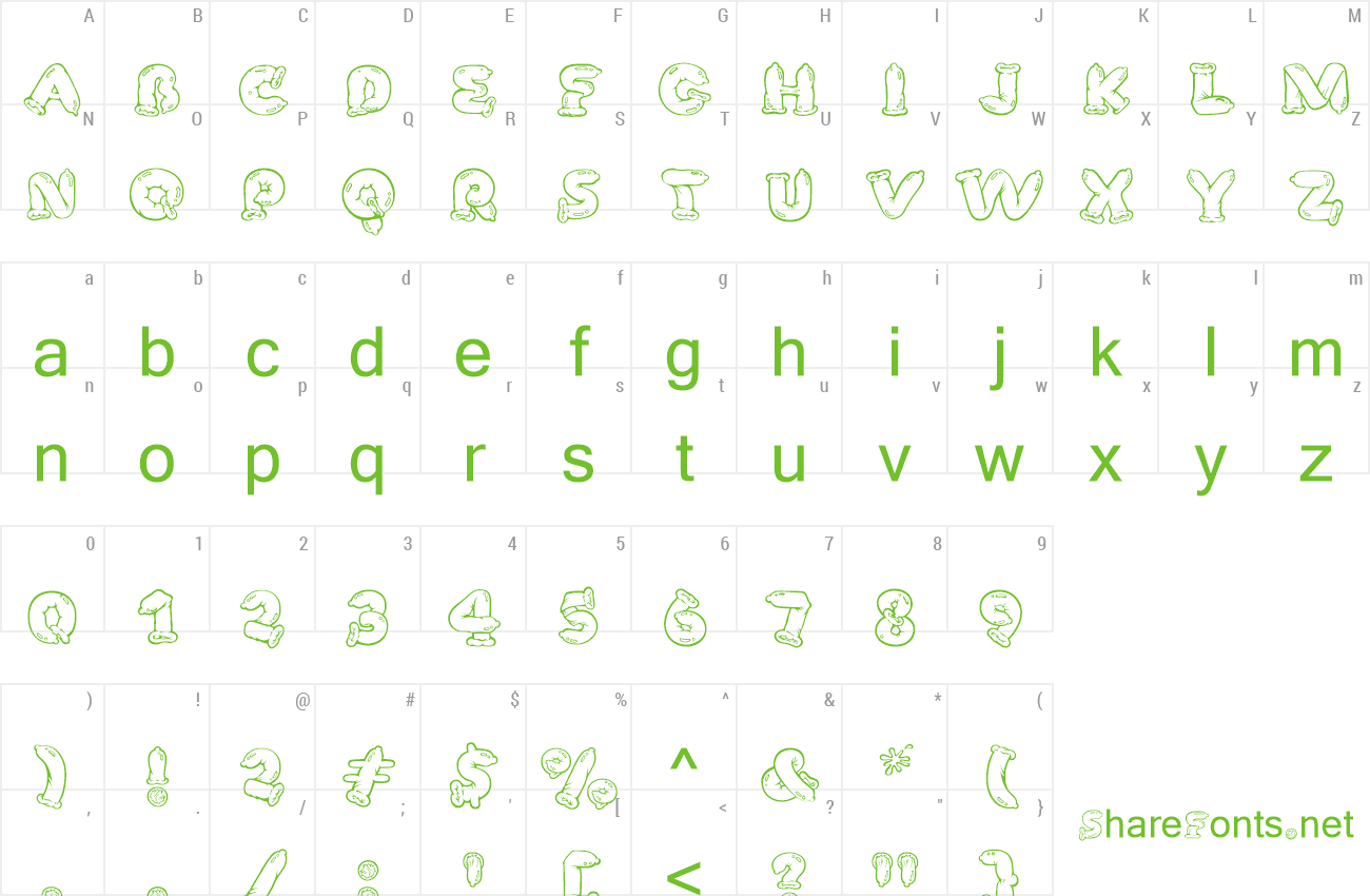 Font SafeFontGD preview