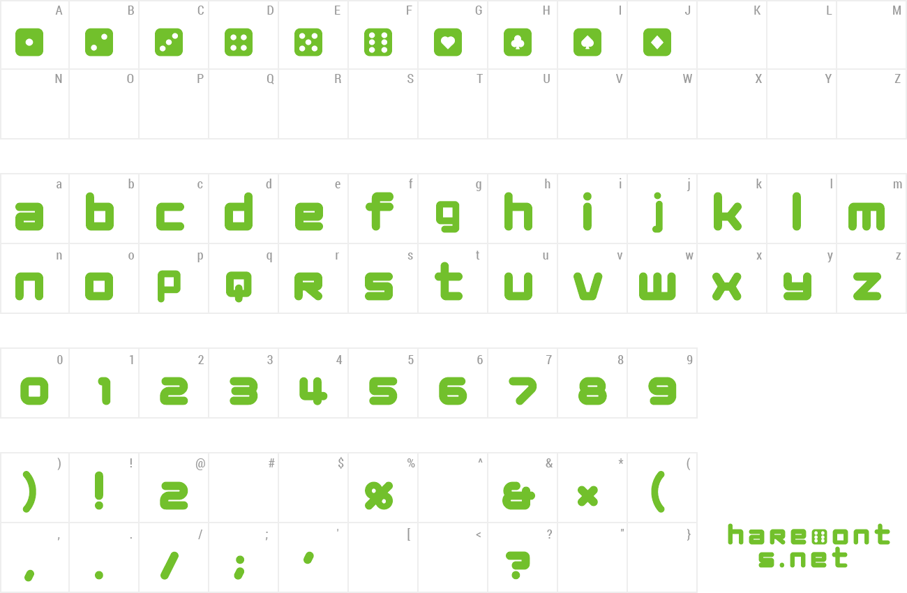 Font Saicorops preview