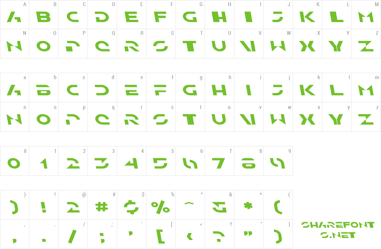 Font SF Solar Sailer Extended preview