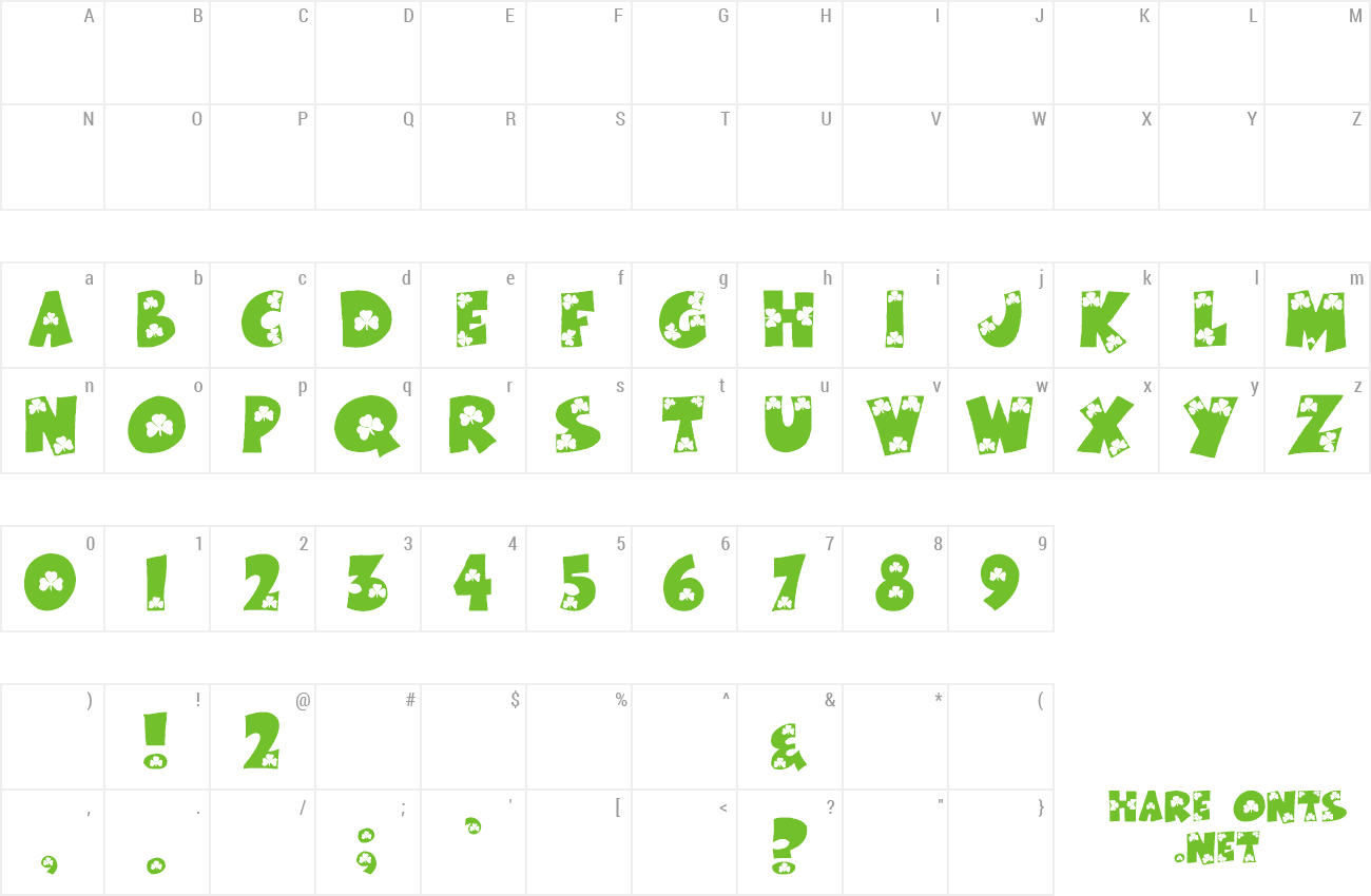 Font St.Patrick'sDaybyTom preview