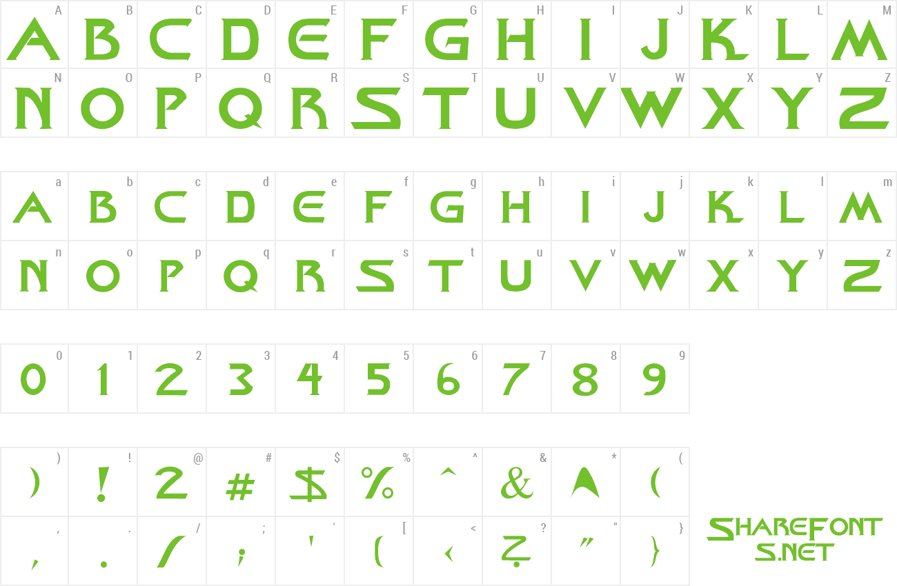 Font Star Down V1.1 preview
