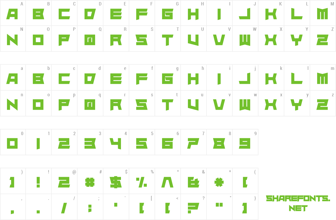 Font Superdie preview