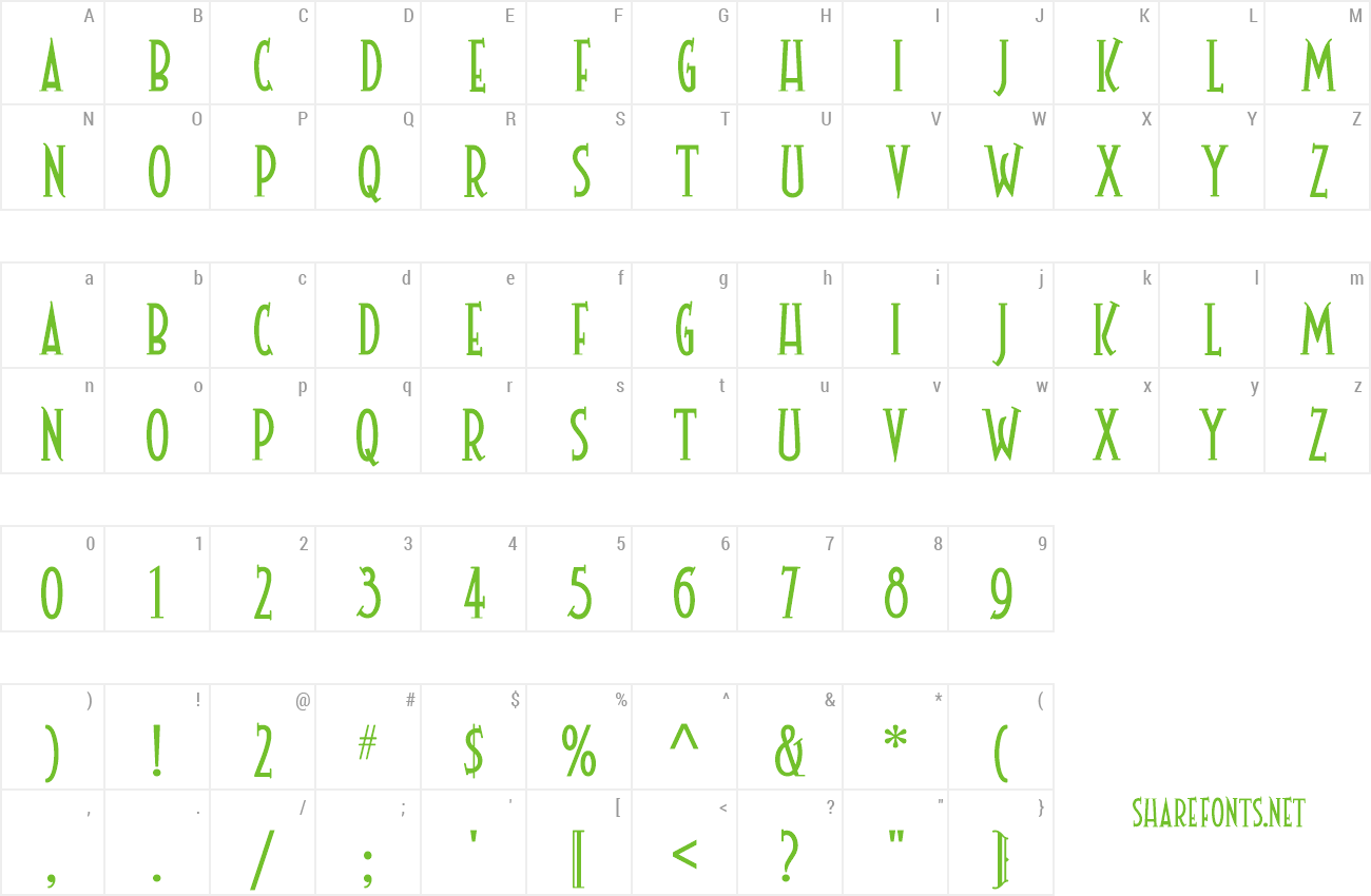 Font Toonerville Plain NF preview