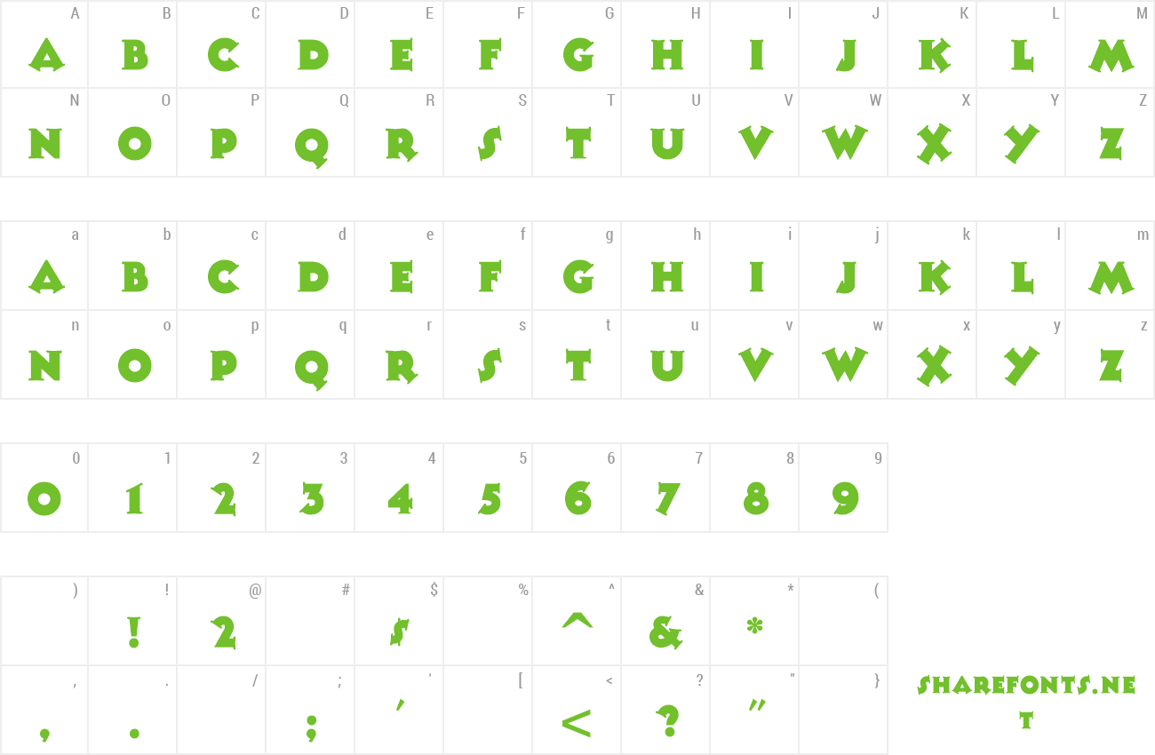 Font Tooney Noodle Plain preview