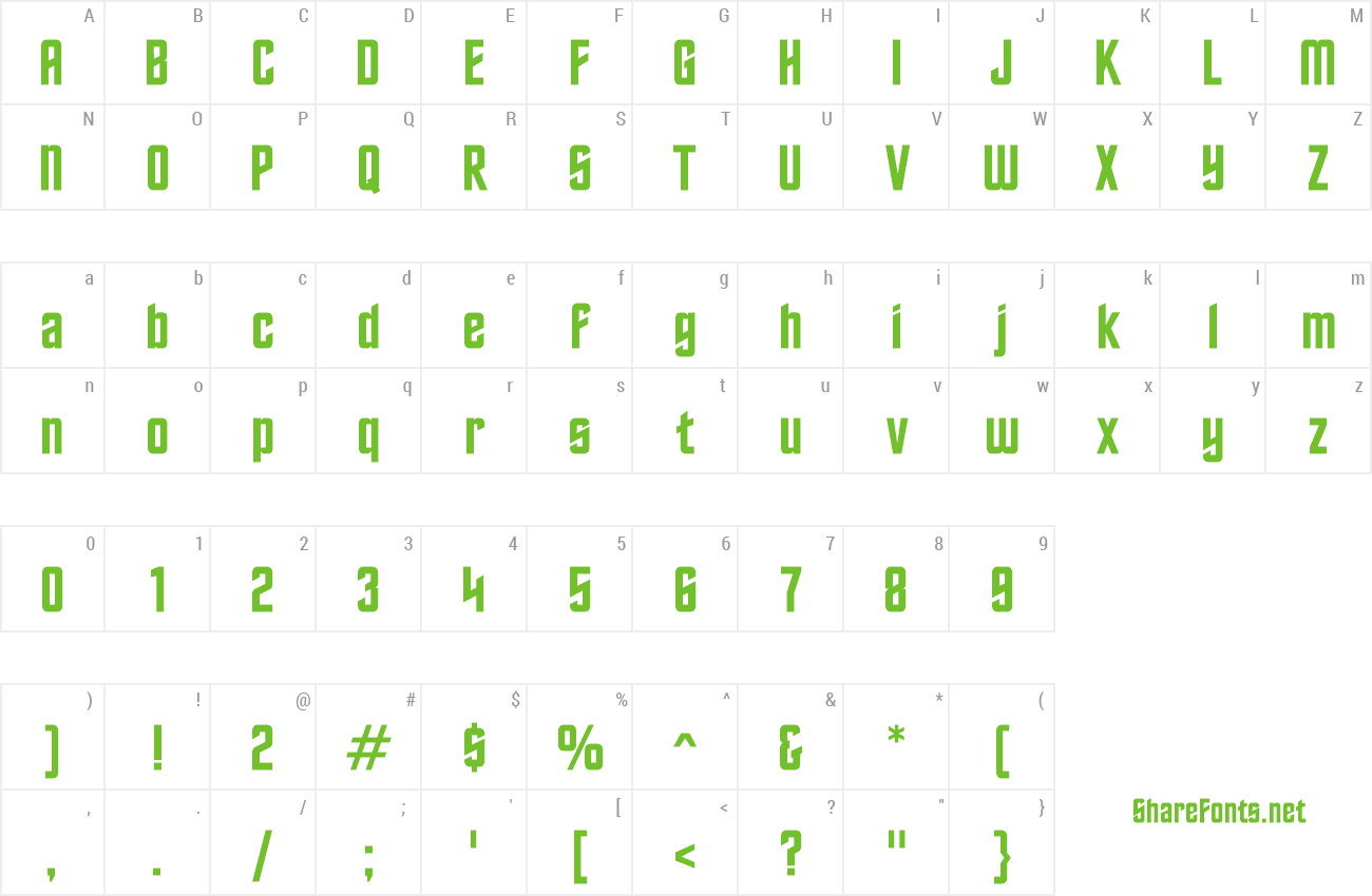 Font Trekkies preview