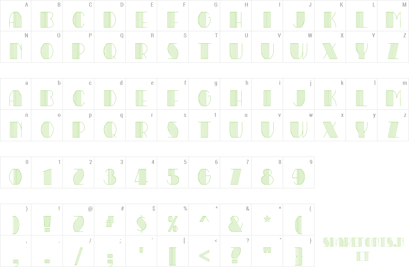 Font WhiteTieAffairNF preview