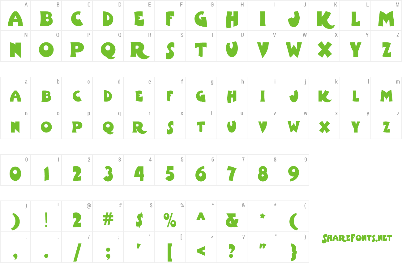 Font Wooden Shoe Revue NF preview