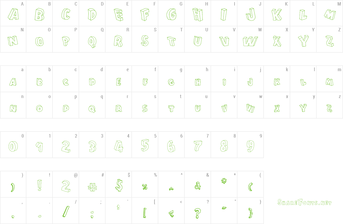 Download Free Font Cartoon Blocks Download Free Font Cartoon Blocks