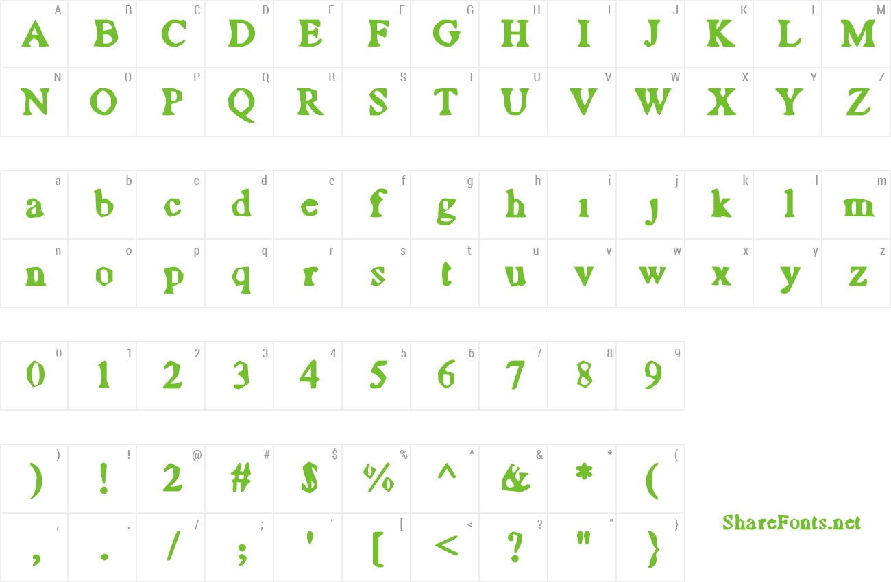 Font Mope preview