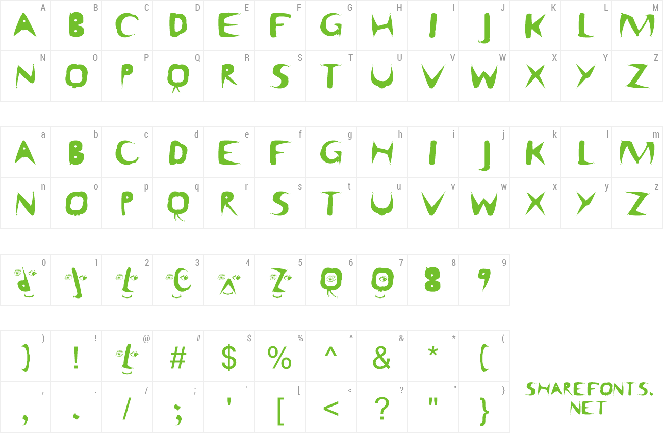 Font Matisse Three preview
