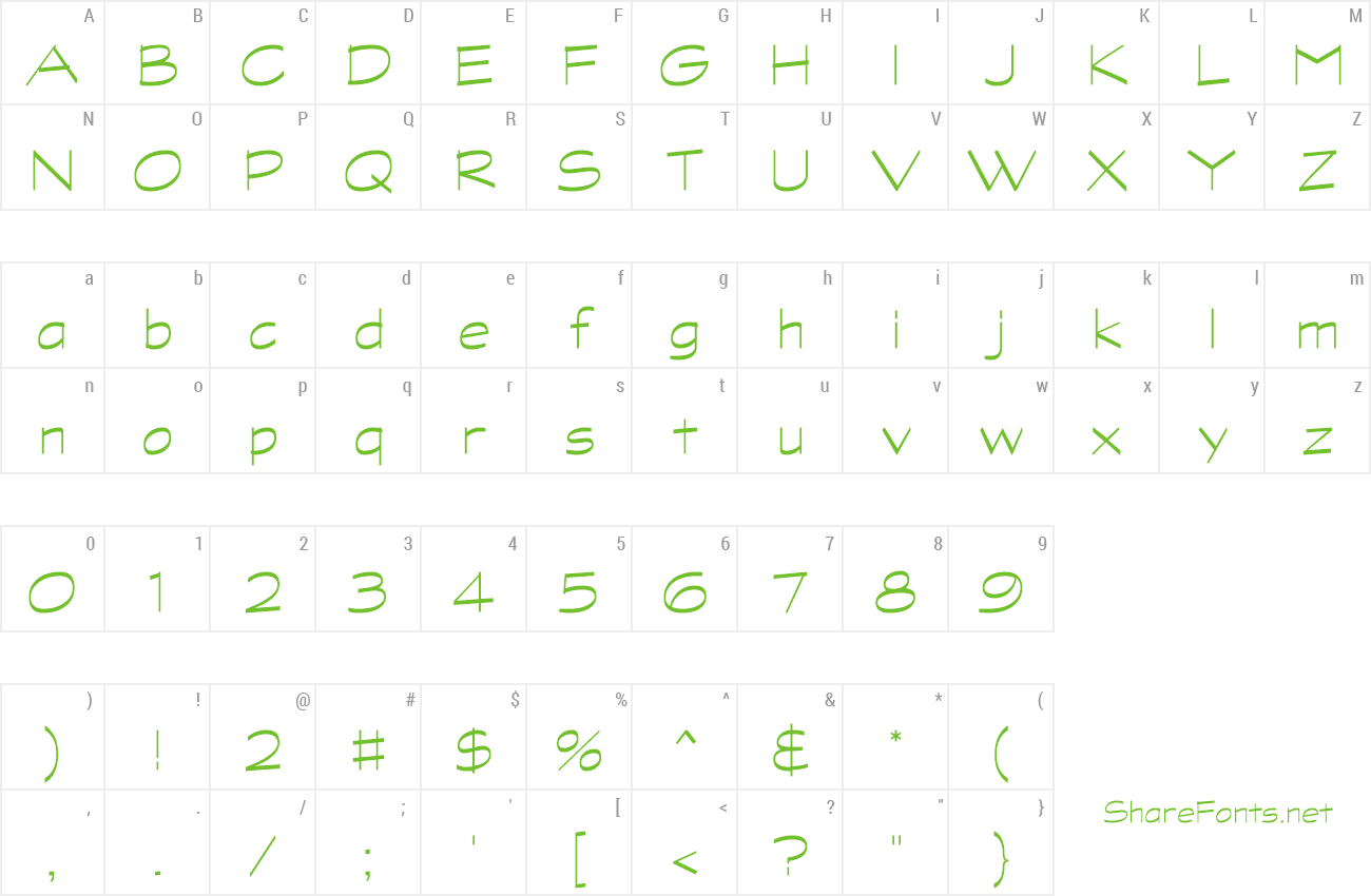 graphite light font